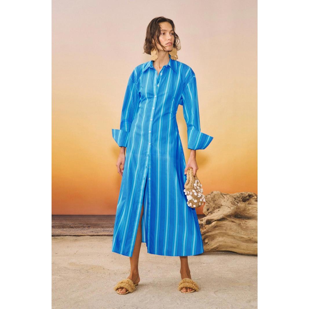 Simonmiller X Rtr Loch Maxi Dress Size S With Fabric Pull